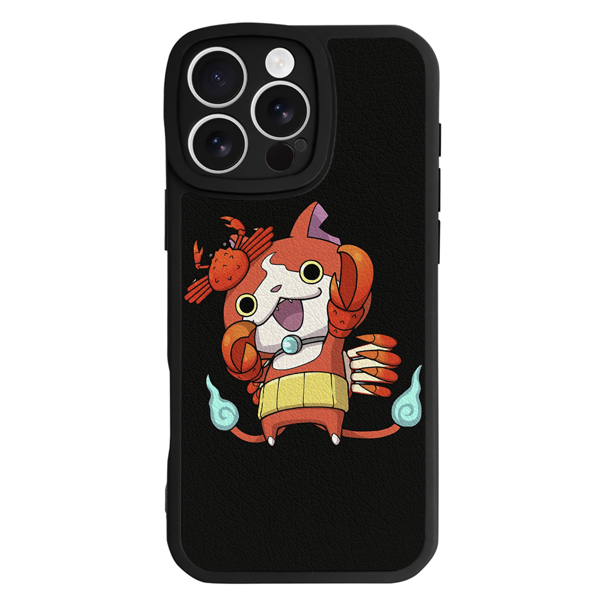（画像用） 妖怪ウォッチ Yo-kai Watch 【iPhone 16シリーズ対応】シリコンスマホケース（レザー調） 材質：シリコン